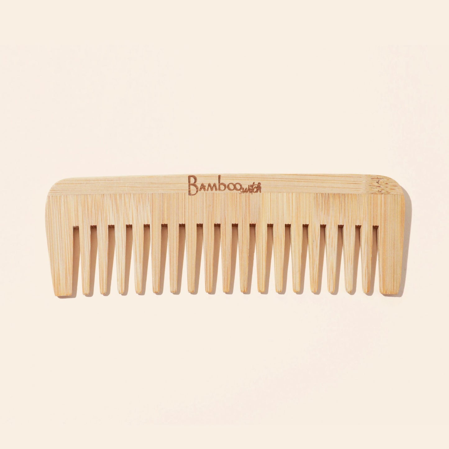 Bamboo Wide Tooth Comb | Flat Tips