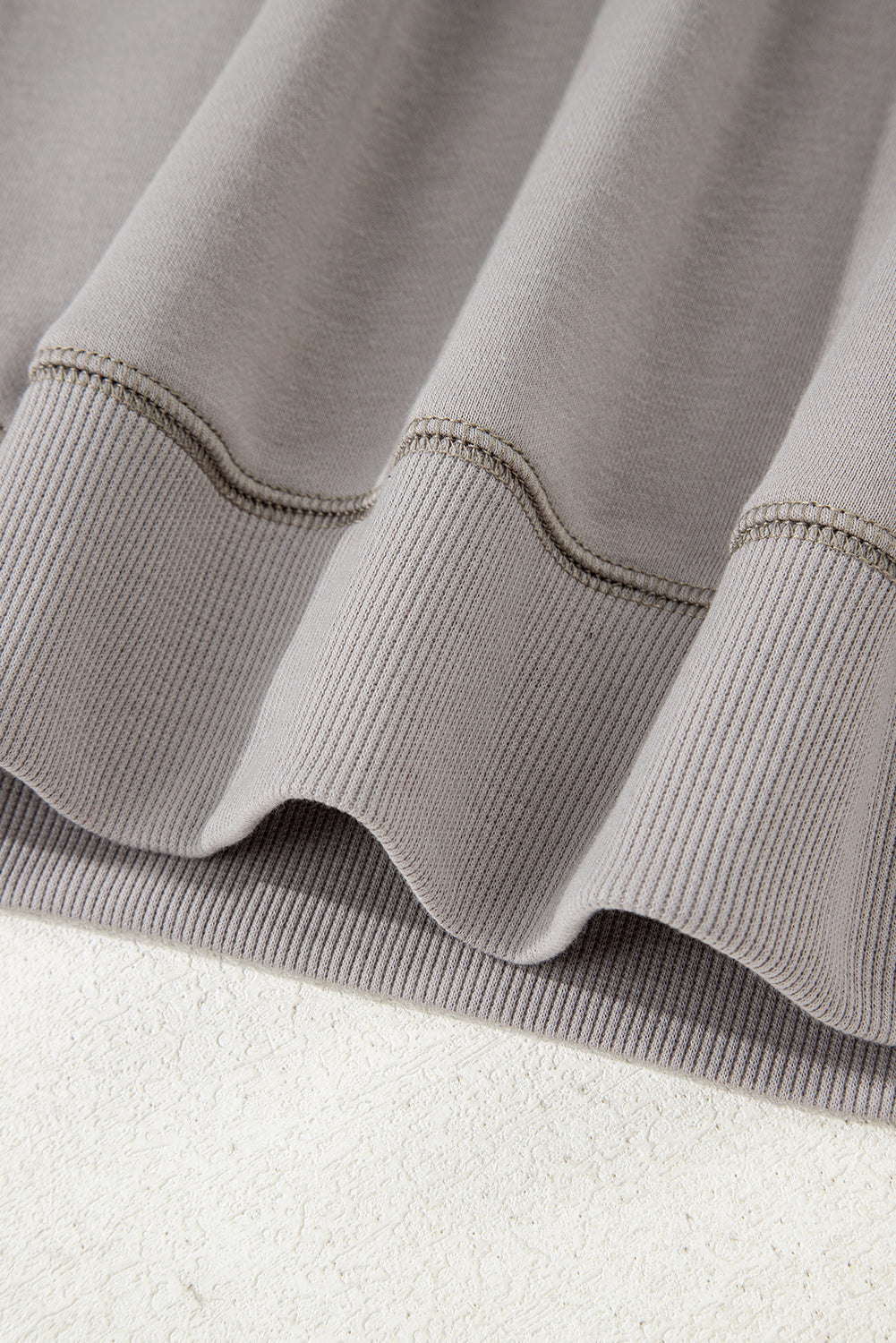 Western Aztec Embroidered Sleeve V-Neck Sweatshirt