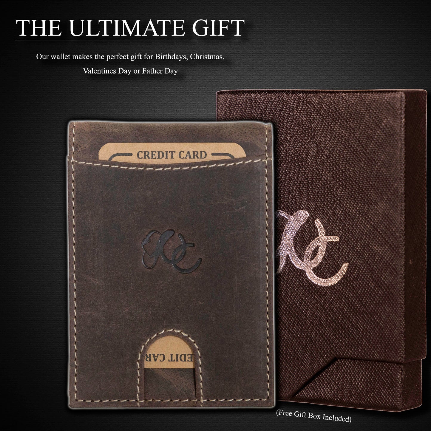 Leather Money Clip Bifold