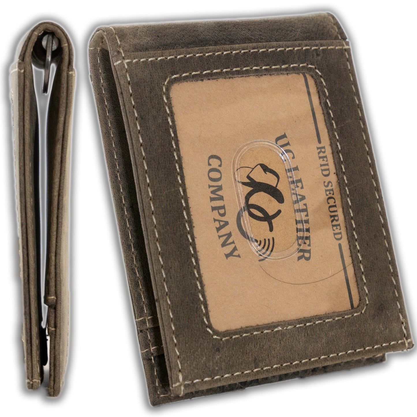 Leather Money Clip Bifold