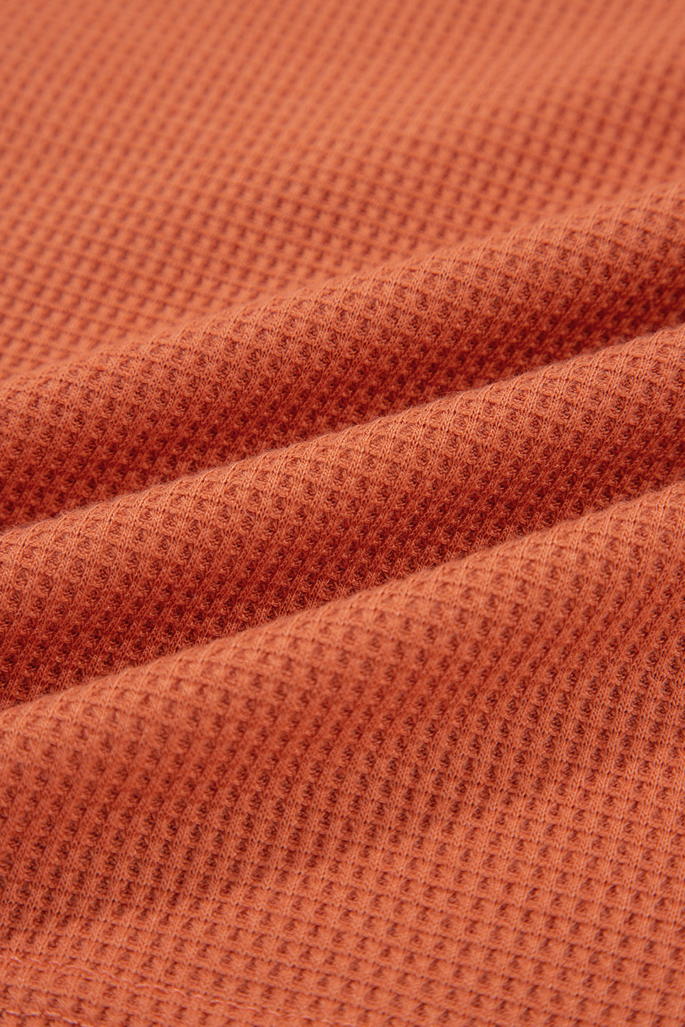 Stripe Waffle Patchwork Hooded Long Sleeve Top