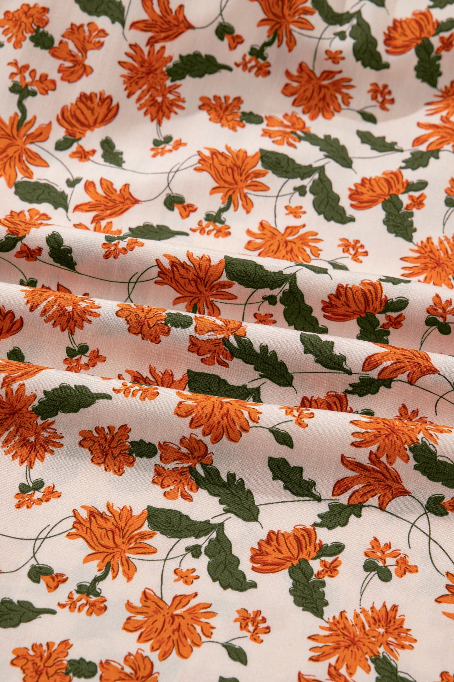 Plus Size Floral Long Sleeve V-Neck Babydoll Dress