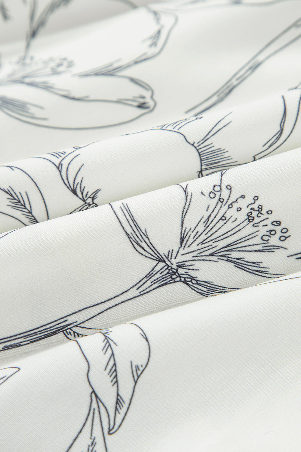 Floral Square Neck Shirred Back Mini Dress