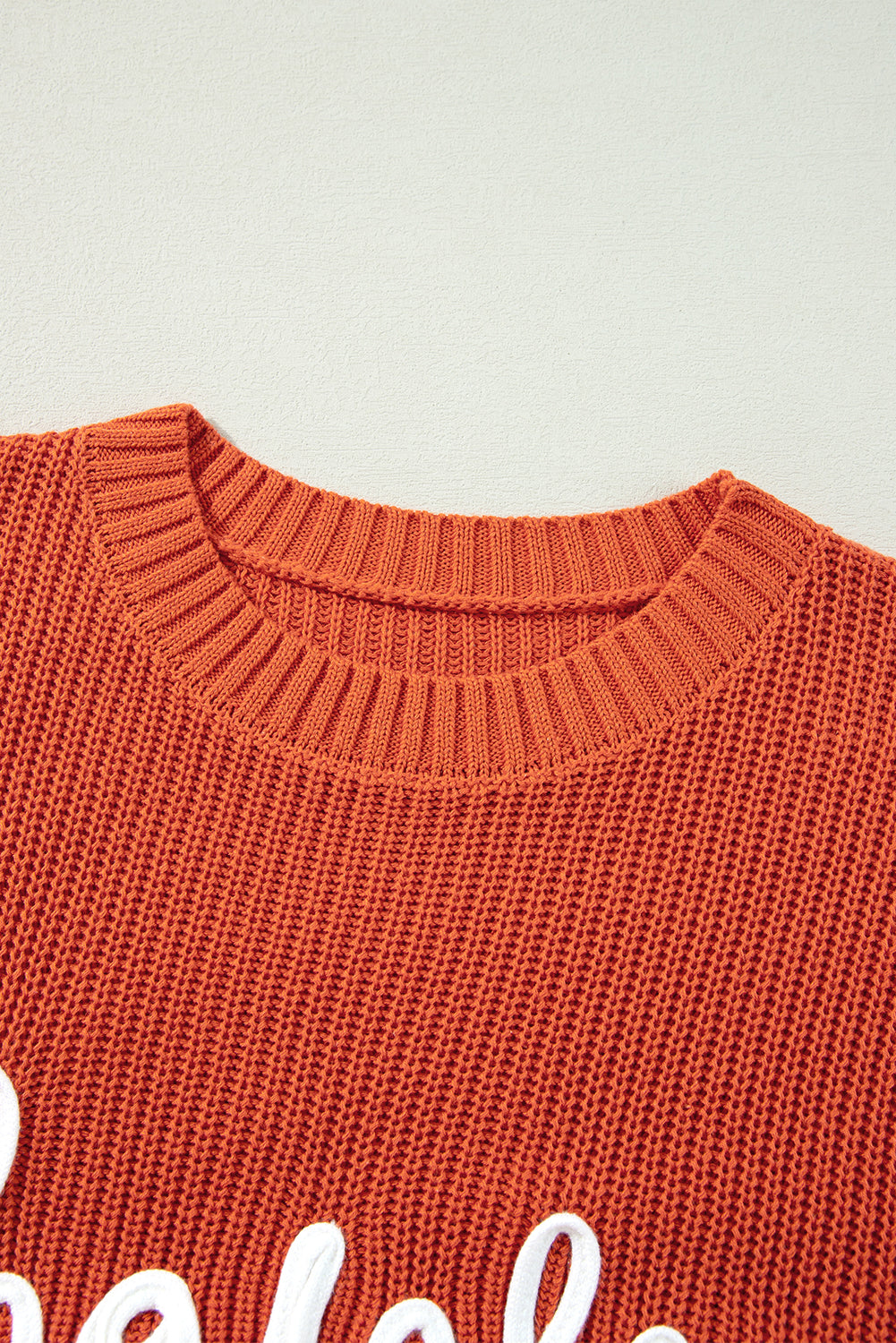 Thanksgiving Long Sleeve Crew Neck Sweater