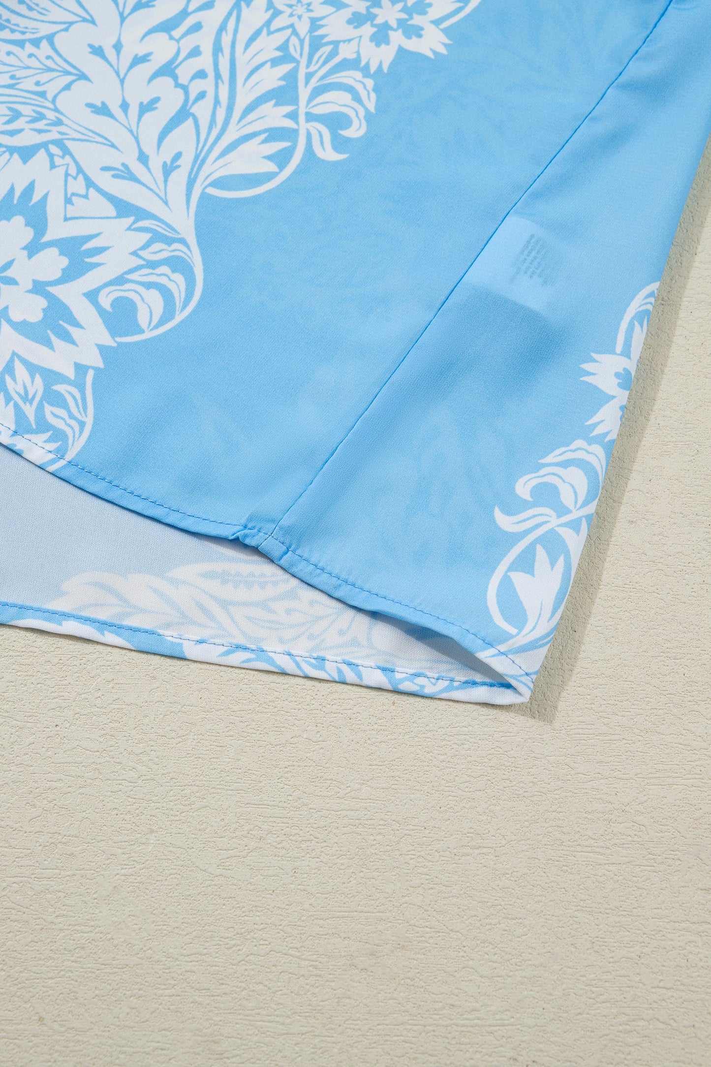 Floral Ruffle Collar Puff Long Sleeve Blouse