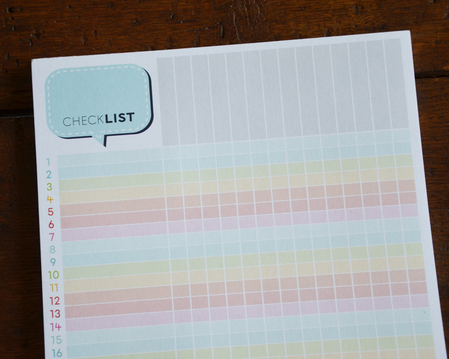 Notepad - CHECKLIST