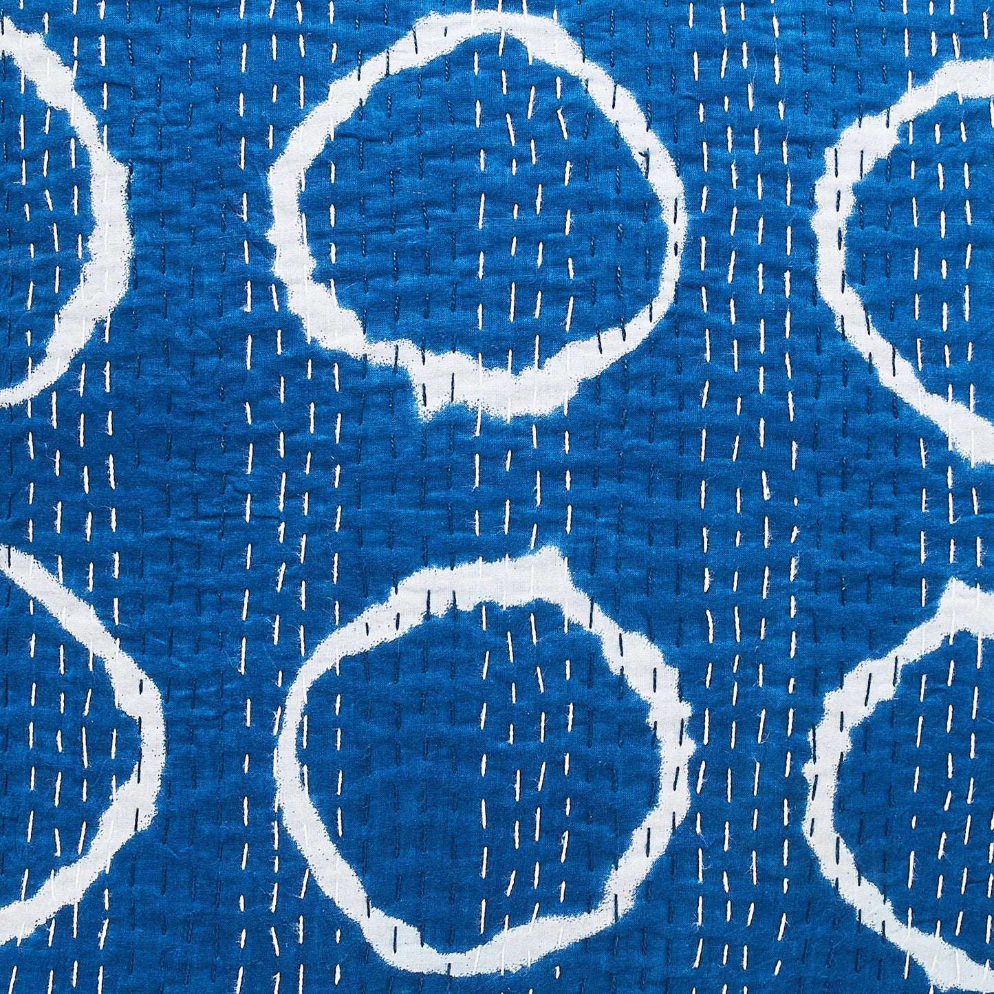 Hand Stitched Block Print Kantha Throws