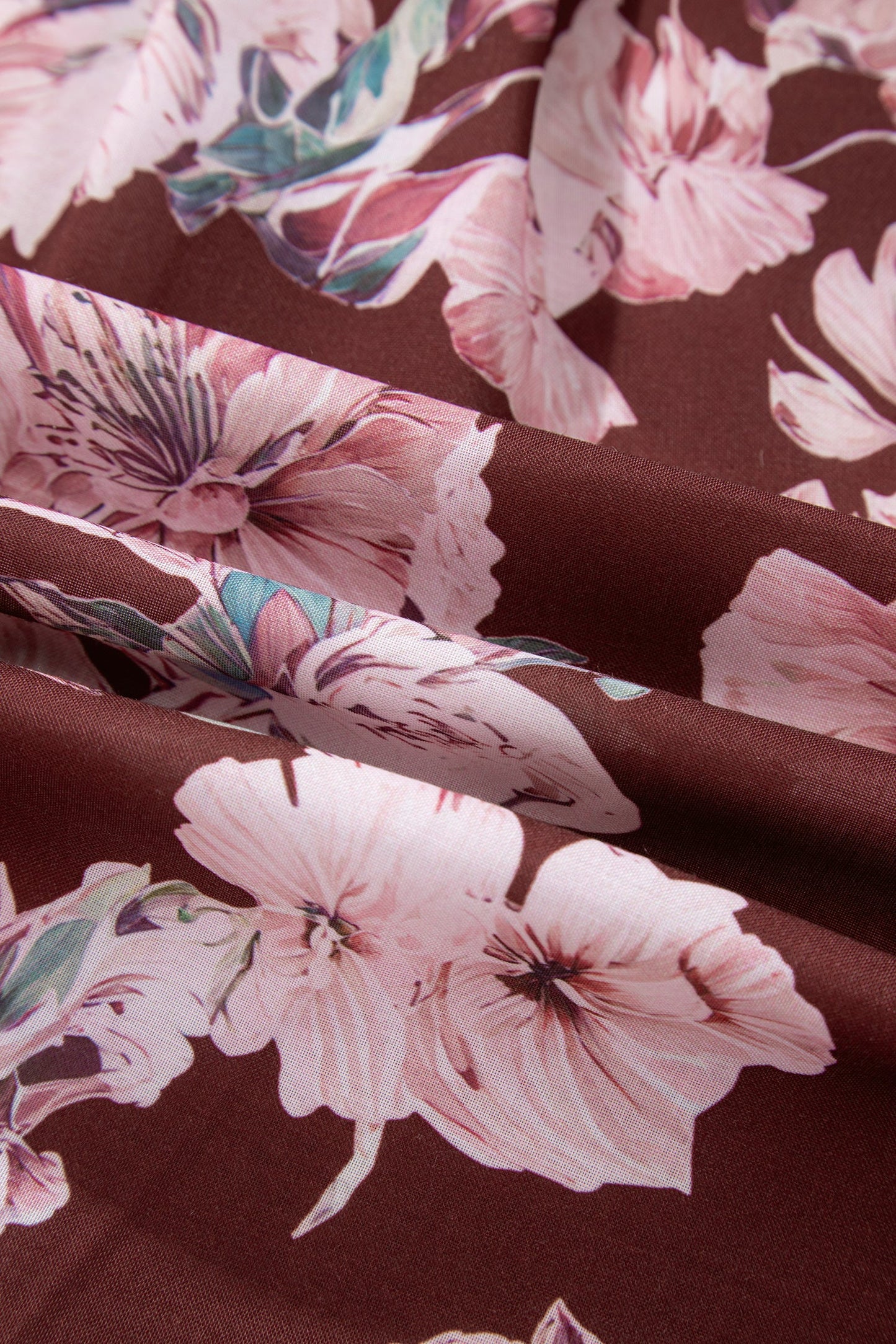 Floral Puff Sleeve Collared Shirt