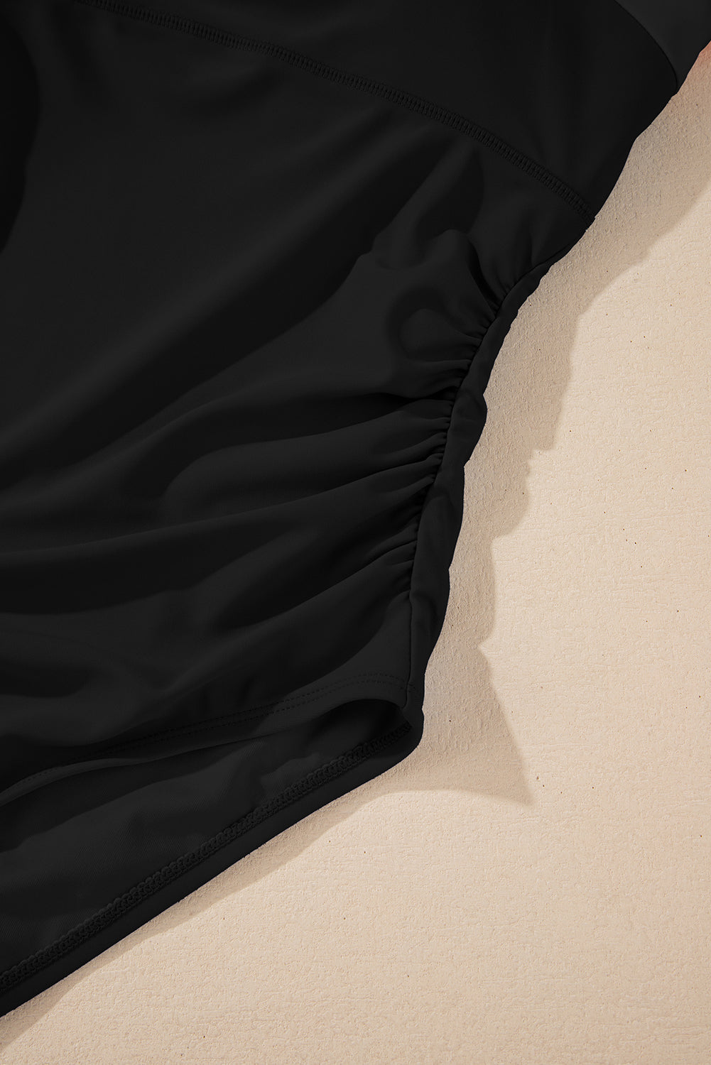 Colorblock Square Neckline One-Piece Swimsuit