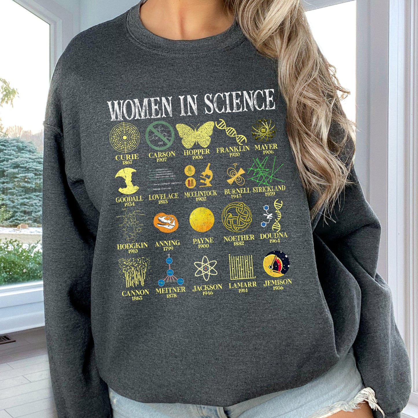 Women In Science, STEM, Teacher, Sweatshirt