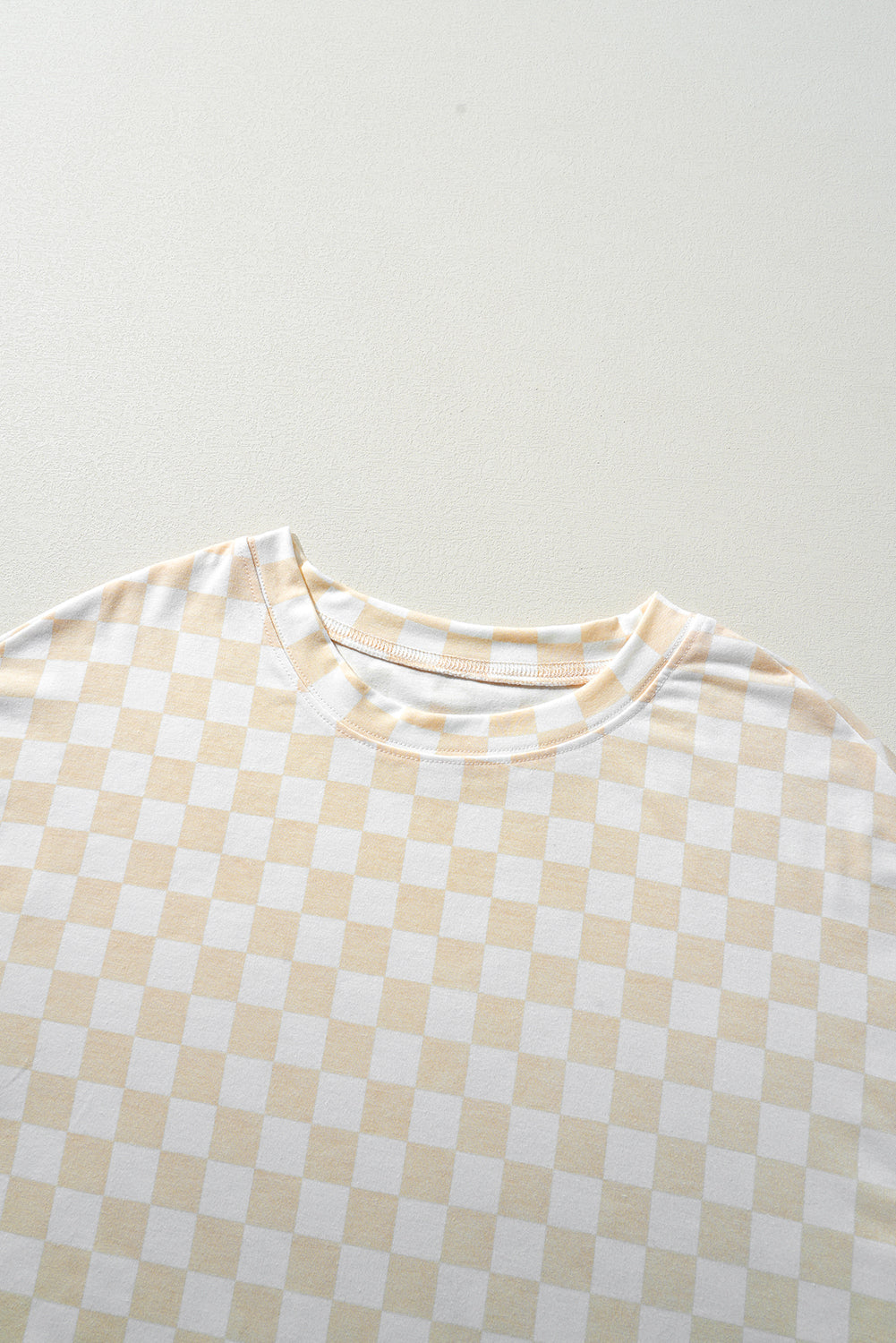 Checker Long Sleeve Top and Pants Lounge Set