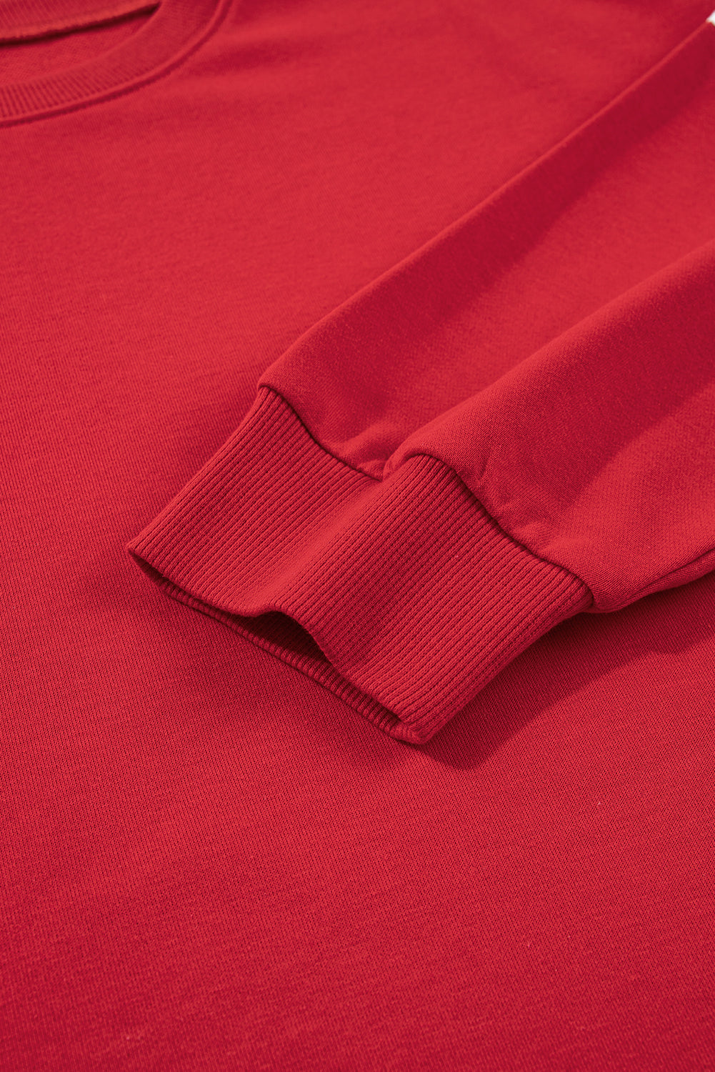 Plus Size Varsity Stripe Crew Neck Sweatshirt