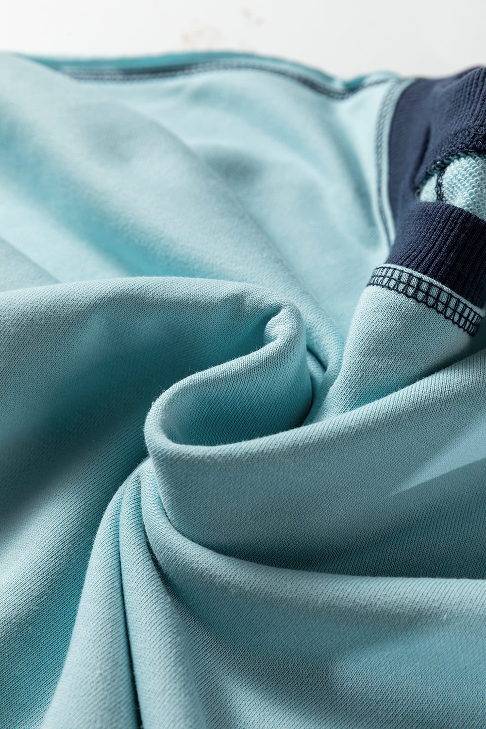 Colorblock Patchwork Long Sleeve Crewneck Sweatshirt