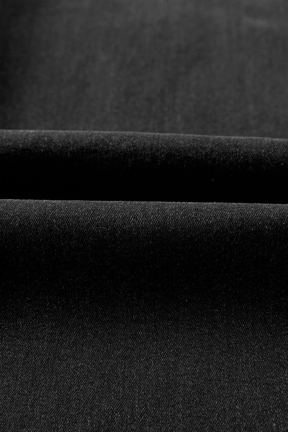 Denim Raw Hem Straight Leg Jeans