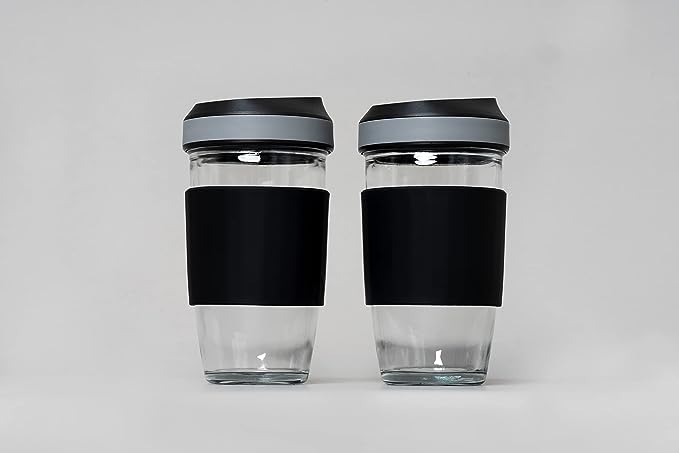 Borosilicate Glass Coffee Cups (2 Cups)