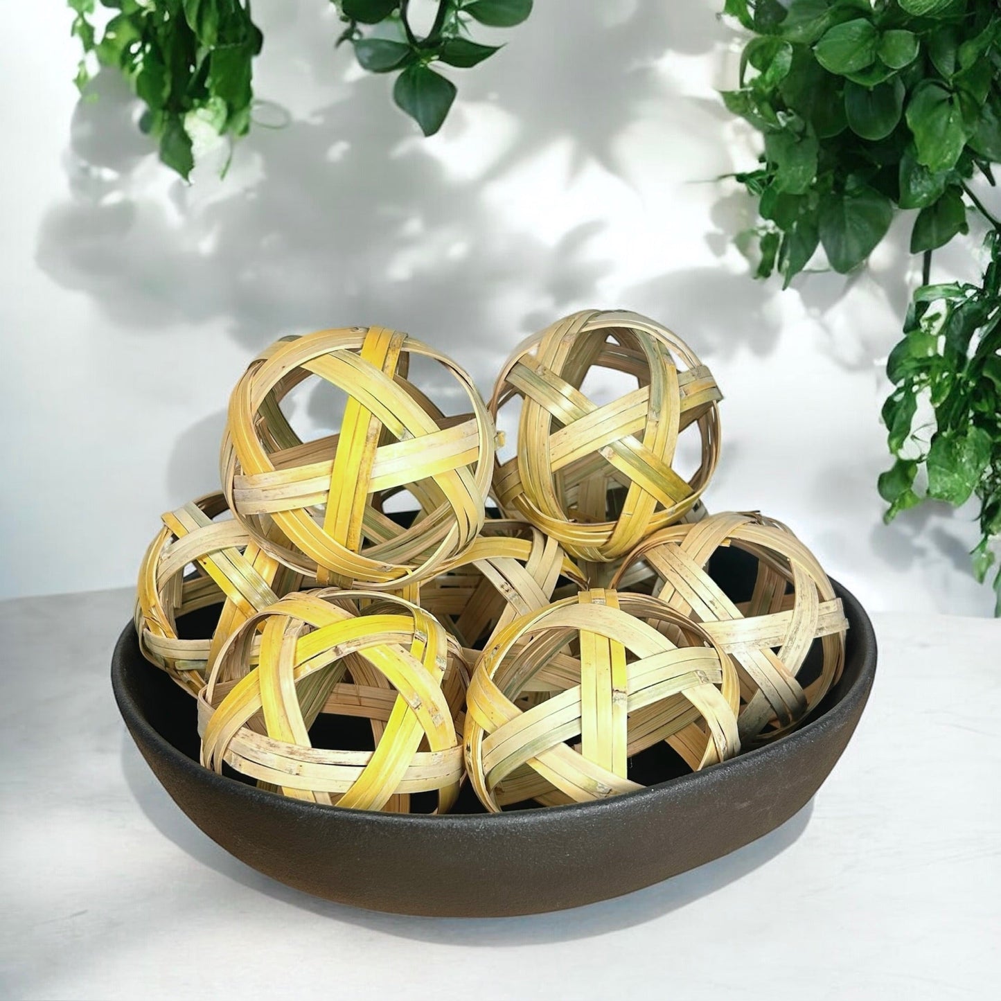 Bamboo Ornament | Handwoven | Decorative Ball