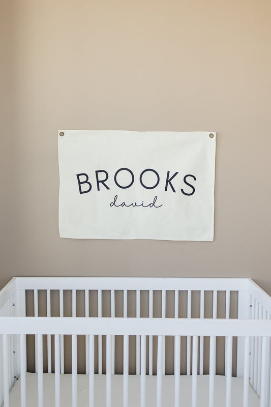 Custom Canvas Name Banner