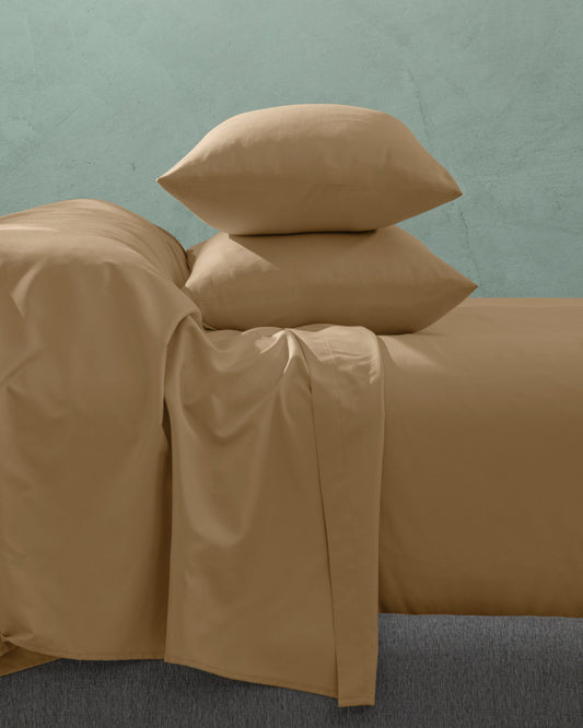 Juego de Sábanas Royal Cotton Khaki