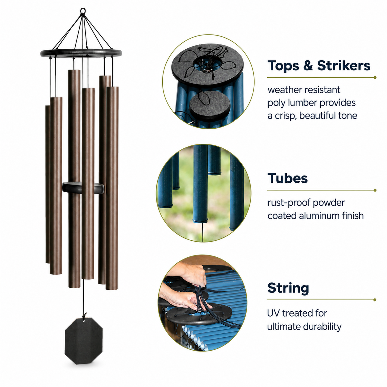 Ozark Echoes Series Wind Chimes