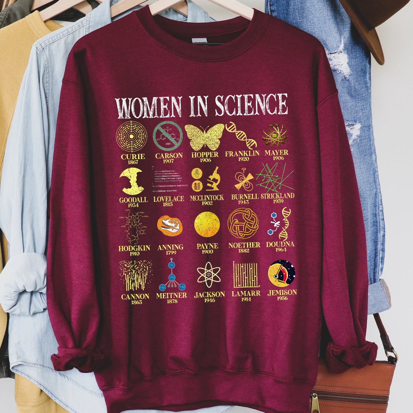 Women In Science, STEM, Teacher, Sweatshirt