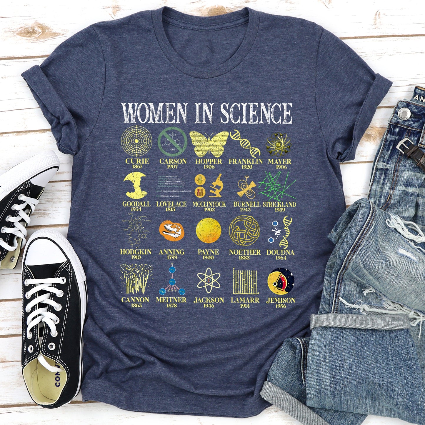 Women in Science, STEM, Teacher, Super Soft Tees