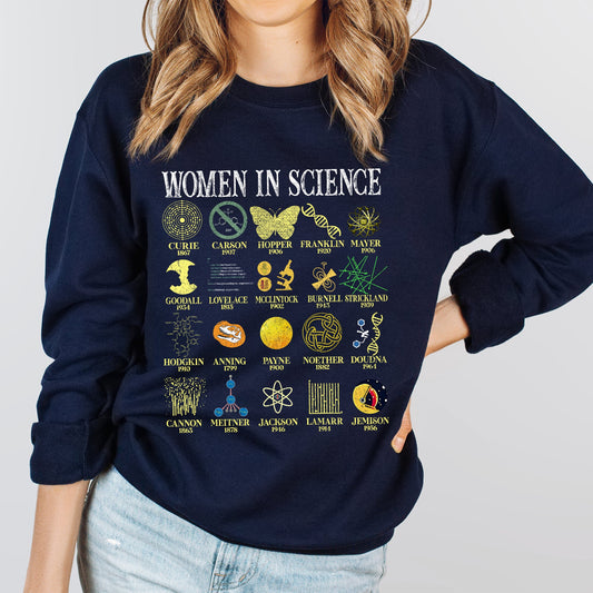 Women In Science, STEM, Teacher, Sweatshirt