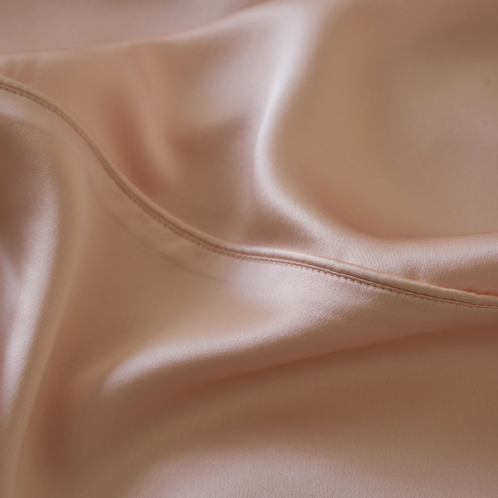 Charmeuse Silk Flat Sheet - Machine Washable