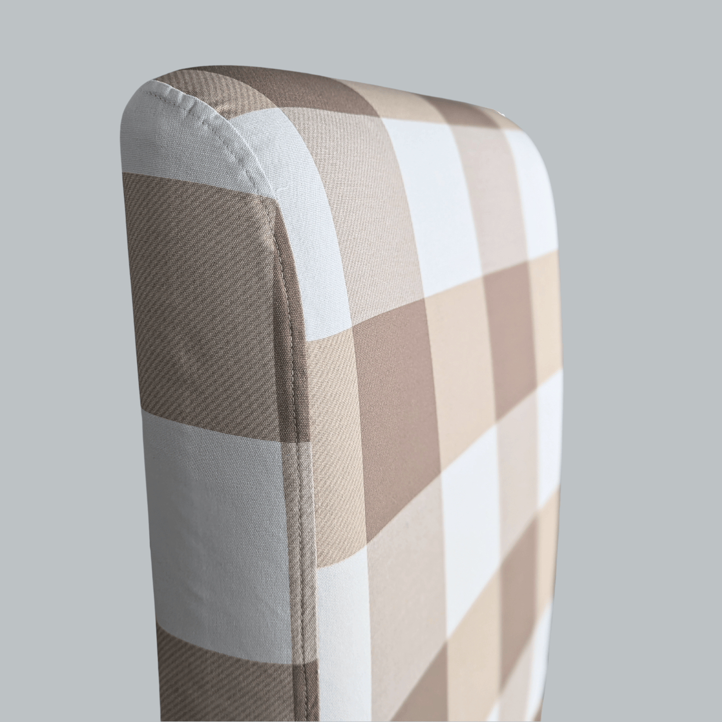 2 Pack, Buffalo Check Beige Dining Chair Cover, Compatible with IKEA Henriksdal, Euro/Aus