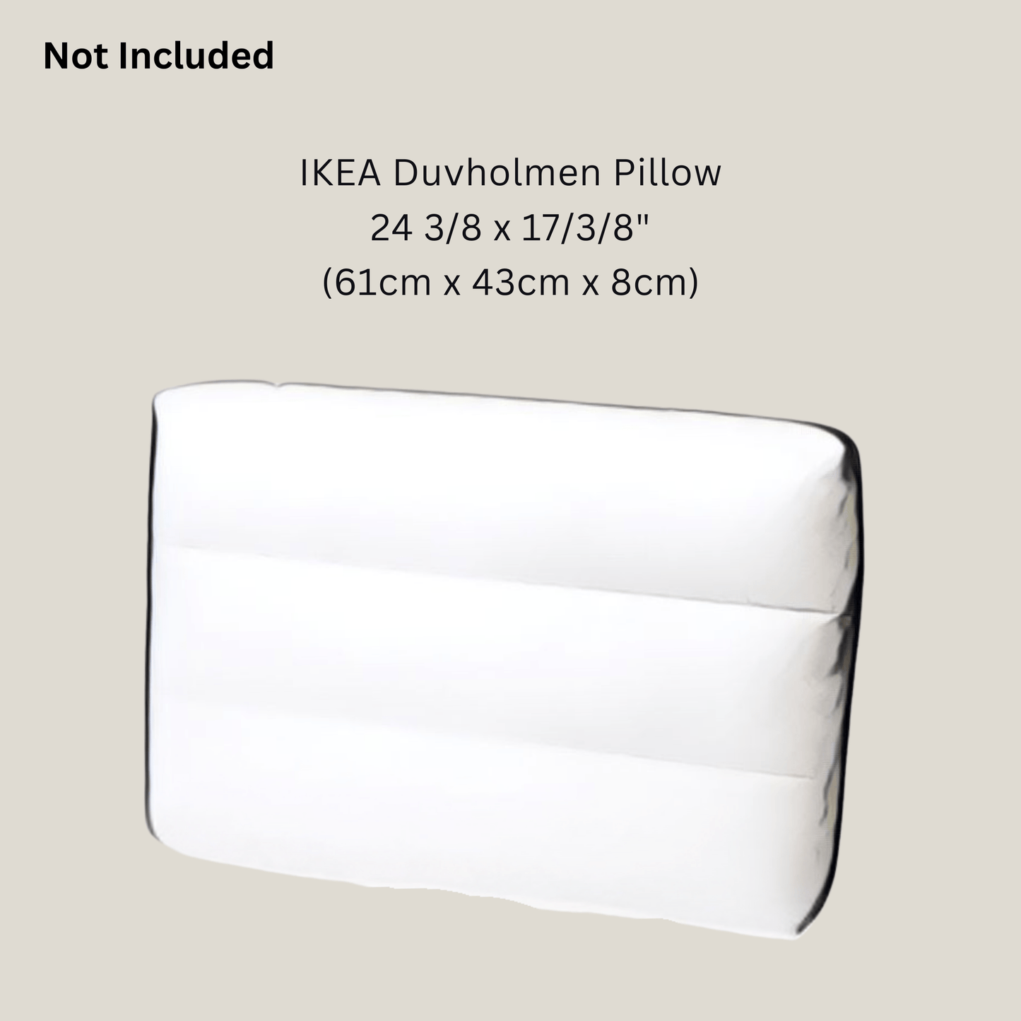 Blue Rain Outdoor Pillow Covers – 2 Pack – Compatible with IKEA Duvholmen & Kuddarna