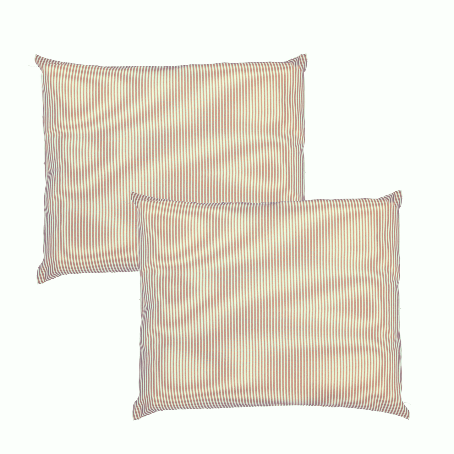 8-PIECE DELUXE BUNDLE, Beige Stripe Outdoor Cushion Cover Set and Chair Pads – Compatible with IKEA Duvholmen