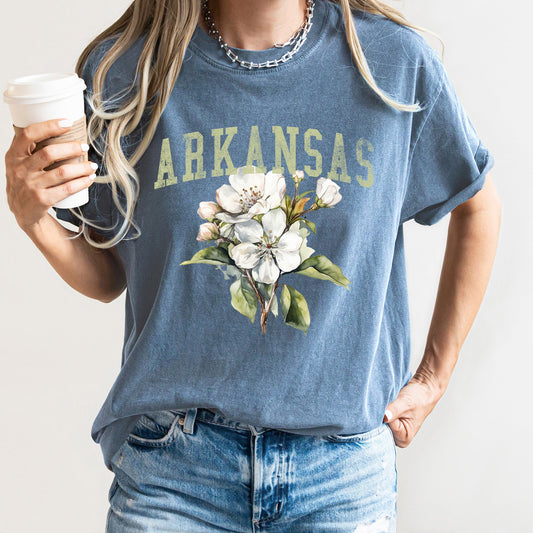 Arkansas State Flower Comfort Colors Tshirt