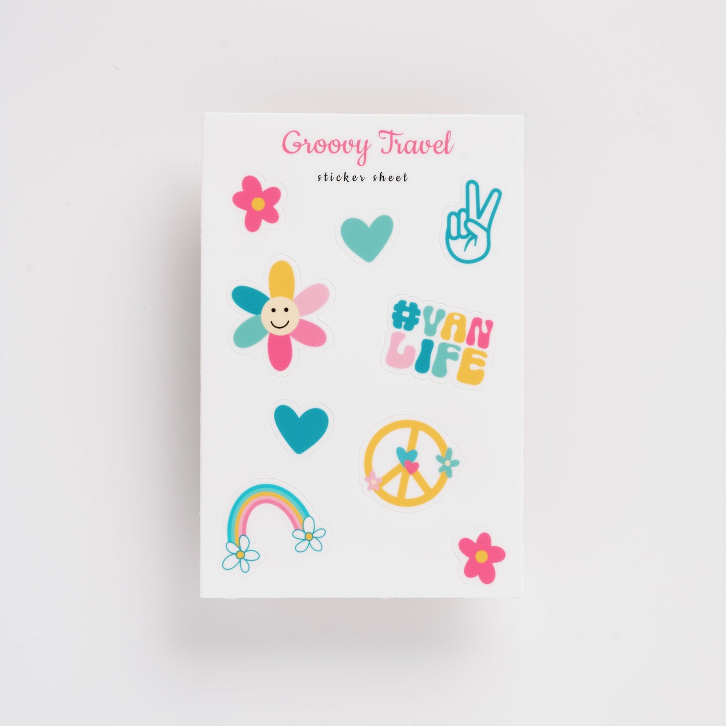 Groovy Travel Sticker Sheet