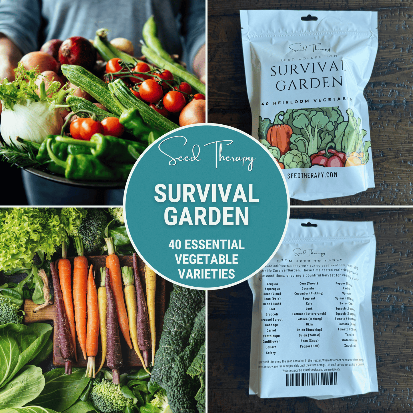 Survival Vegetable Garden – 40 Essential Crops