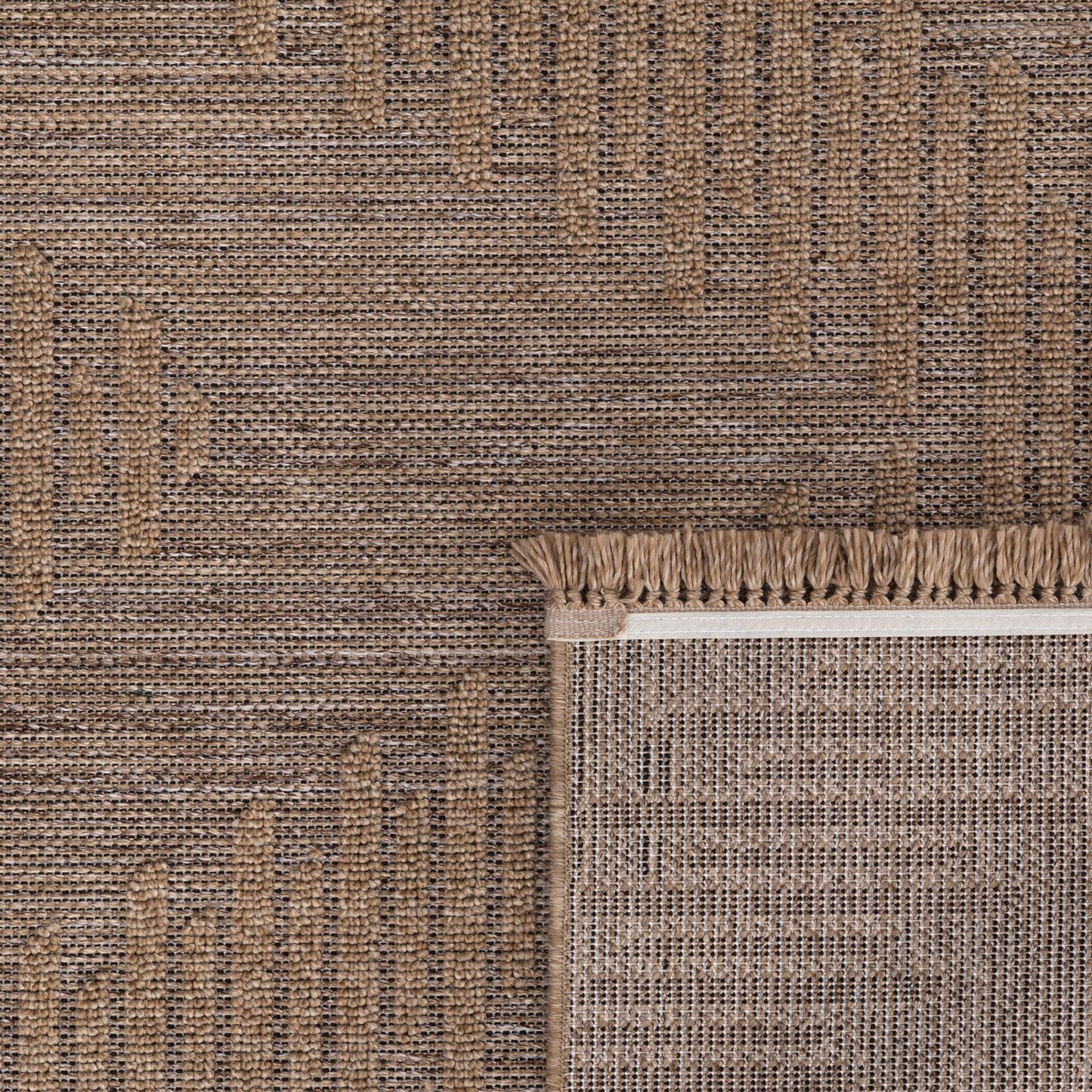 In- & Outdoor Rug Cologne with Bohemian Diamond Pattern