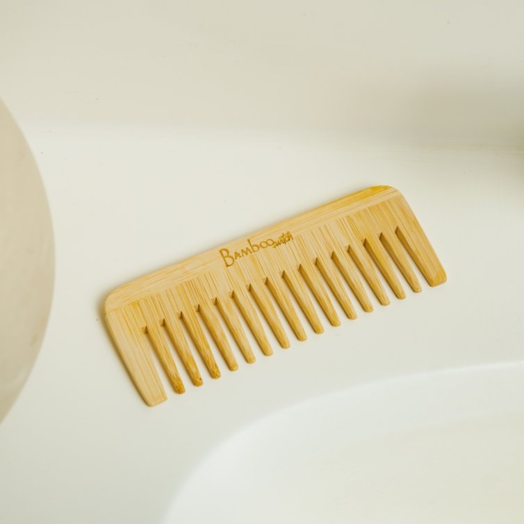 Bamboo Wide Tooth Comb | Compact